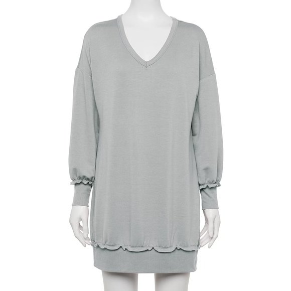 Comfy Blush PJ Sweatshirt Dress NWOT - Picture 2 of 2